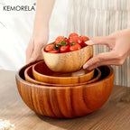 Salad Bowl - Anti-Scalding Wooden Large