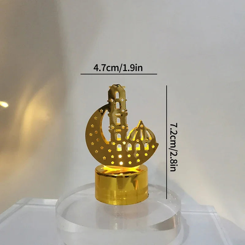 Ramadan Lamp - Star and Moon Ceramic Desk