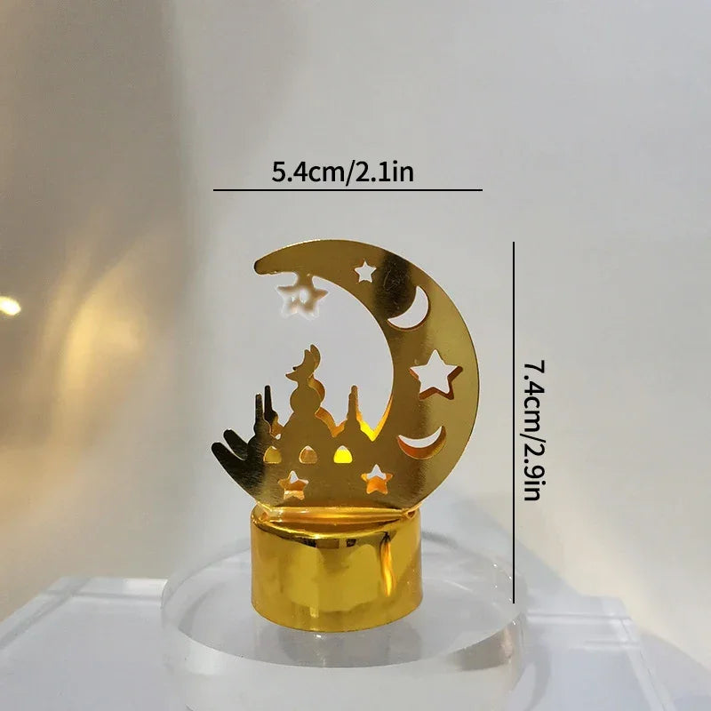 Ramadan Lamp - Star and Moon Ceramic Desk