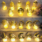 Ornament - LED Iron Candle Ramadan