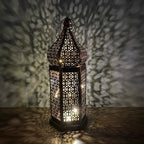Lantern - LED Iron Moroccan Retro