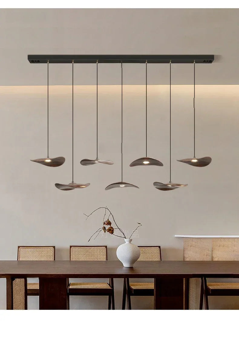 Chandelier - Multi-head Walnut