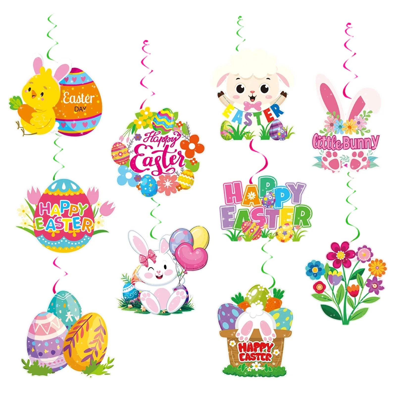 Easter Garland - Decorative Paper Egg