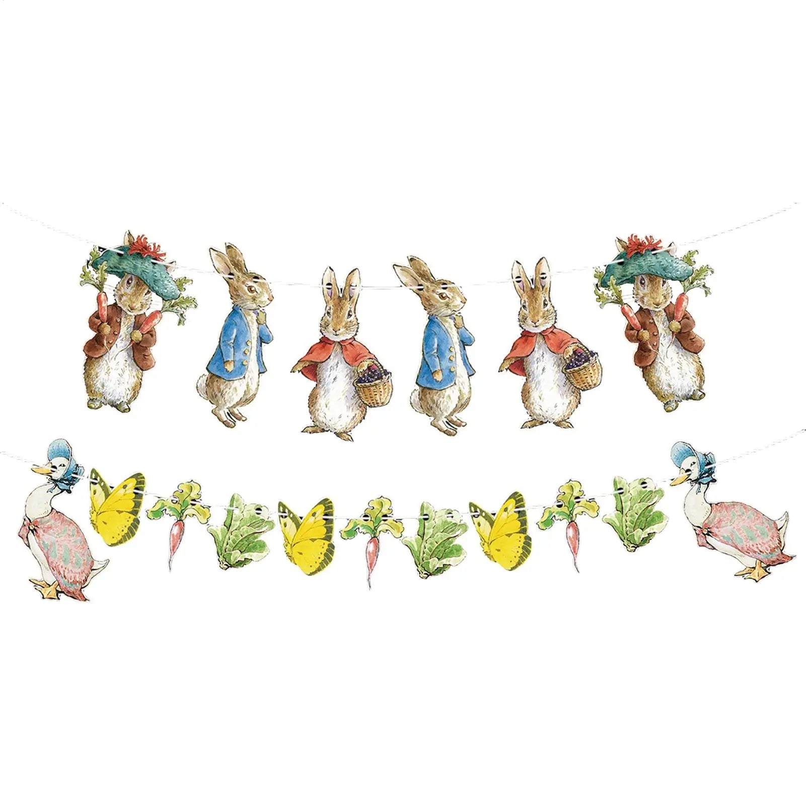 Garland - Decorative Colorful Bunny 6ft