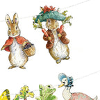 Garland - Decorative Colorful Bunny 6ft