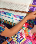 Almolonga Diamond Pillow - Blue Multi Archive New York