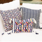 Antigua - Dark Teal Blue 20"x20" Archive New York