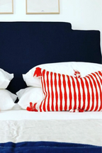 Antigua Pillow - Tomato Red Archive New York