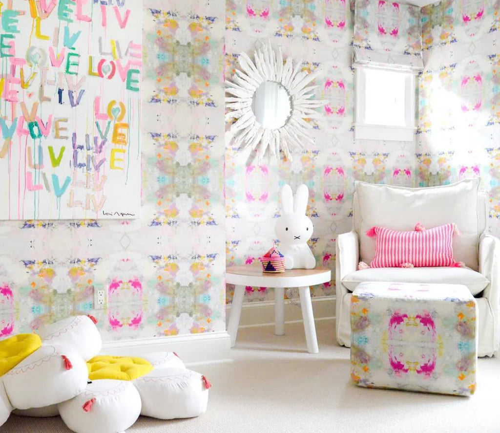 Antigua Pillow - Neon Pink and Yellow Archive New York