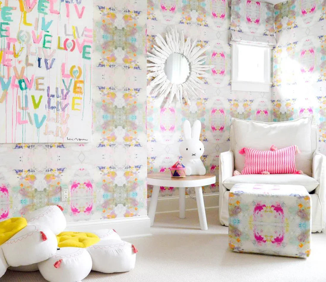 Antigua Pillow - Neon Pink and Yellow Archive New York