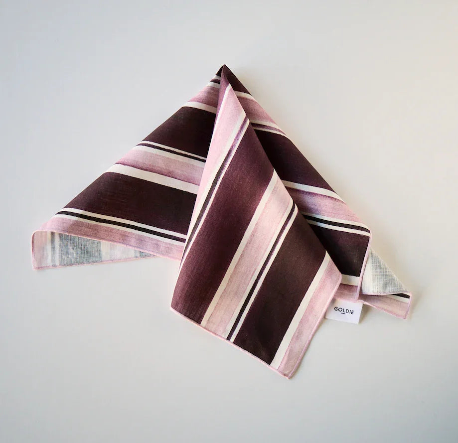 Rose Stripe Napkin www.goldie-home.com