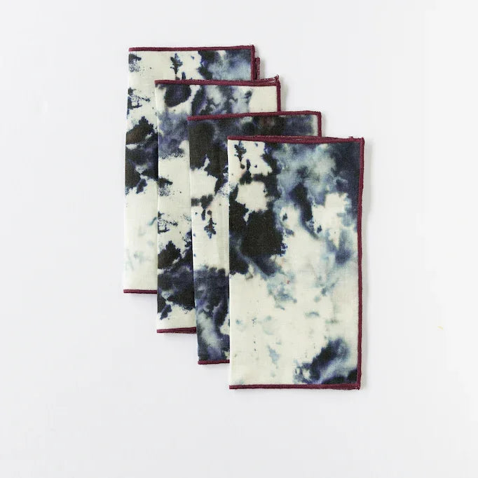 Grey Marble Cocktail Napkins www.goldie-home.com