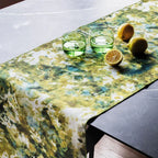 Green Marble Runner www.goldie-home.com