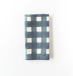 Blue Cross-Hatch Napkins www.goldie-home.com