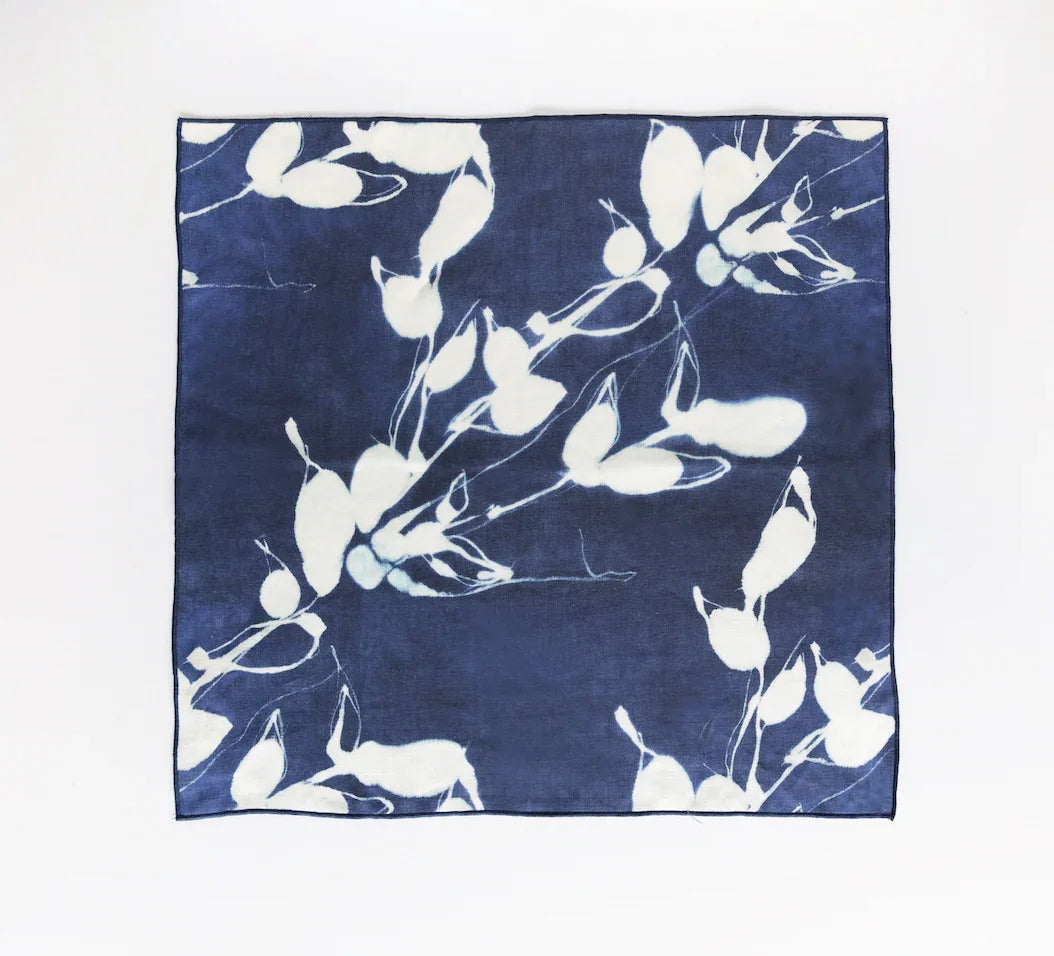 Porto Print in Indigo Napkin www.goldie-home.com