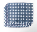 Blue Cross Hatch Placemat www.goldie-home.com