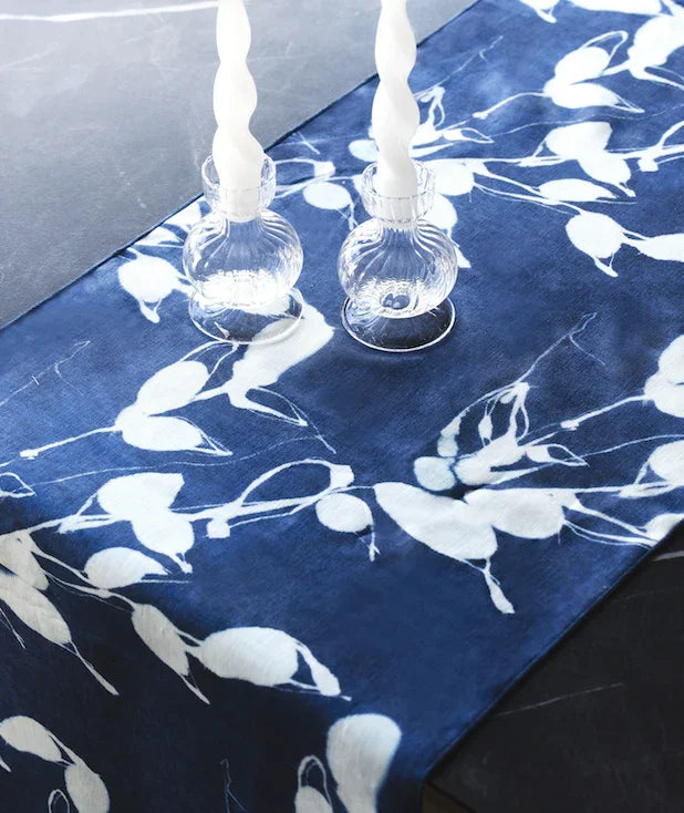 Porto Print in Indigo Runner www.goldie-home.com