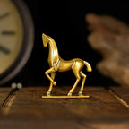 Sculpture - Abstract Brass Horse | Brass Horse Sculpture | back view | Abstract home decor | House of Avana