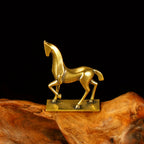 Sculpture - Abstract Brass Horse | Brass Horse Sculpture | in-room display | Abstract home decor | House of Avana