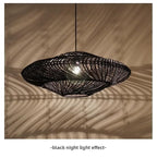 Rattan Chandelier Large