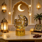 Ramadan Lamp - Star and Moon Ceramic Desk