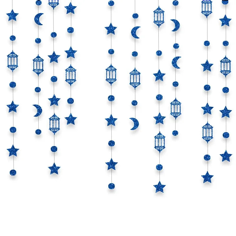 Garland - Glitter Gold Star Streamer