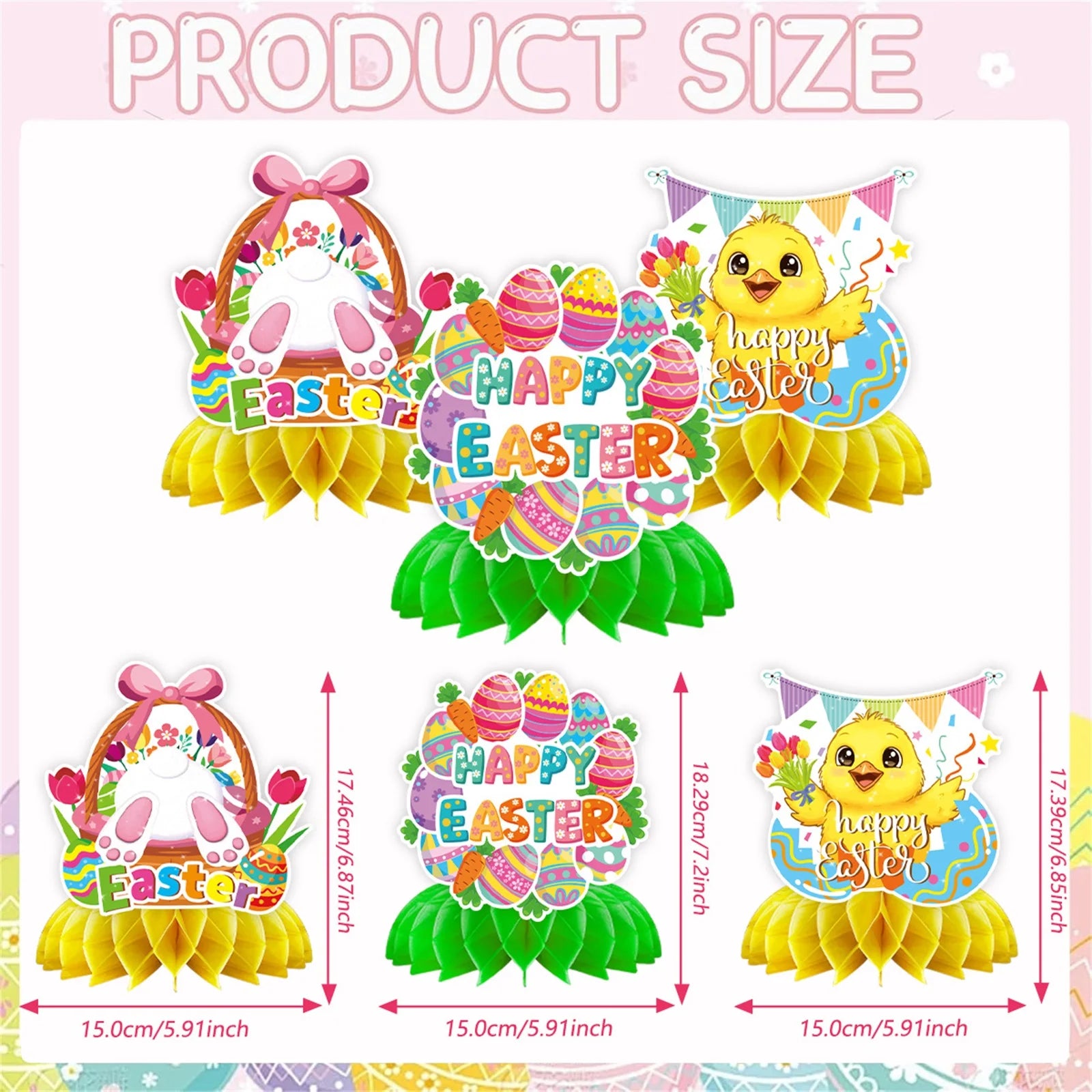 Easter Garland - Decorative Paper Egg