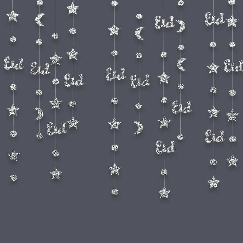 Garland - Glitter Gold Star Streamer