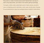 Cutting Board - Double-sided Acacia Wood Large