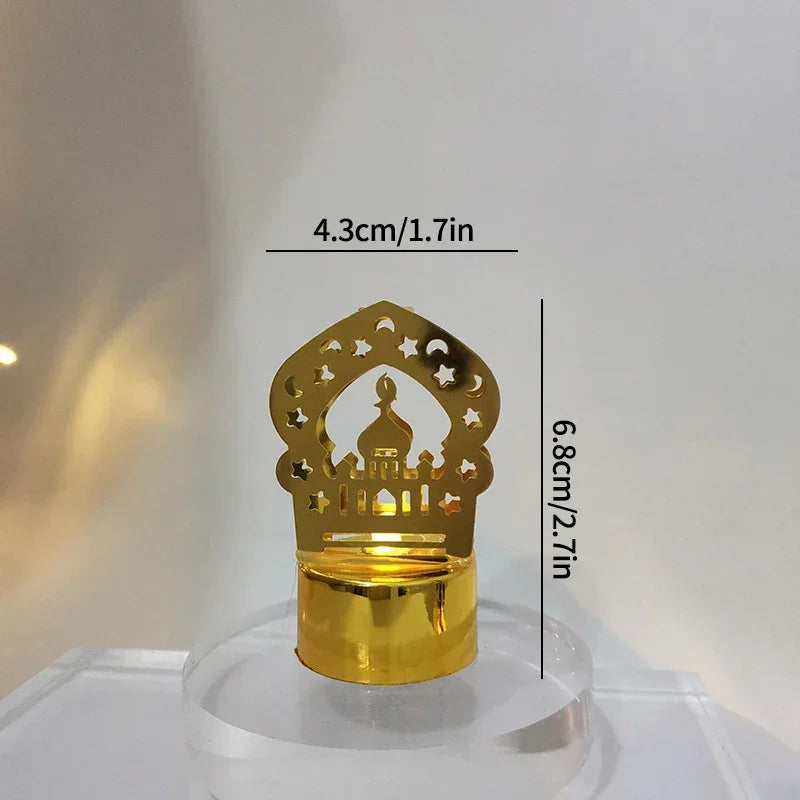 Ramadan Lamp - Star and Moon Ceramic Desk