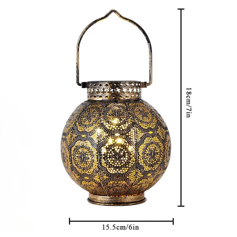 Lantern - Hollow Out Iron Metal Bedroom