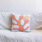 Sea Coral Throw Pillow Kanju Interiors