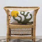 Sea Kelp Throw Pillow Kanju Interiors