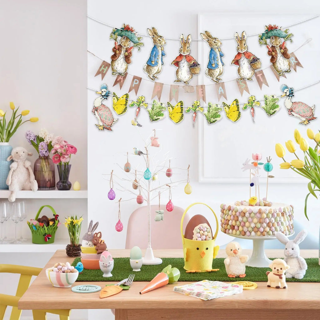 Garland - Decorative Colorful Bunny 6ft