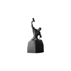 Self-Made Man Modern Muscular Black and White Sculpture Figurine