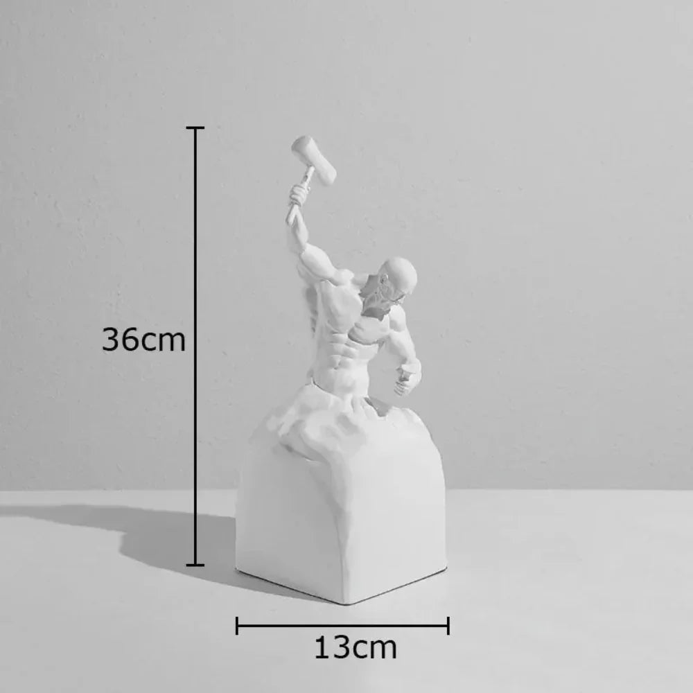 Self-sculpting Self-made Character Statue, lifestyle image - House Of Avana