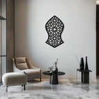 Seljuk Pattern Metal Wall Art – Timeless Geometric Elegance - KAF245 Peony Atelier