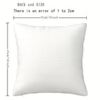 Christmas 2pcs Snowflake Pillow Cover Set, American Sequin Cushion Combo in Golden and Silvery for Sofa, Living Room & Bedroom Decorative Throw Pillsows Holiday Atmosphere Home Gift, Festive Seasonal Covers with Elegant Scand House Of Avana [[SKU:HOA-CUS-408]]