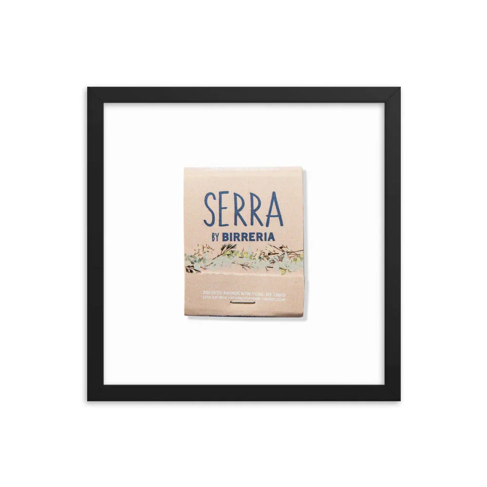 Serra Framed Print