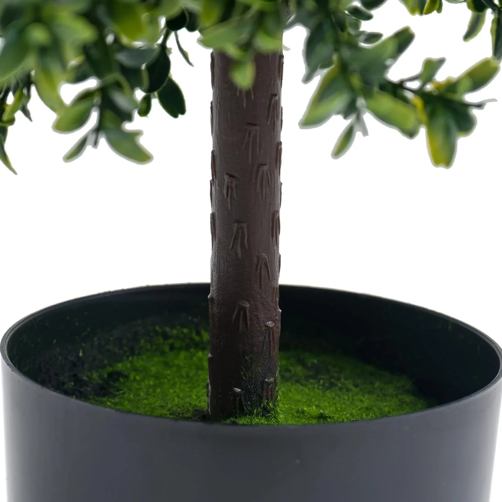 Set of 2 Realistic 50.8cm Artificial Boxwood Topiary Trees with Pots - Full Ball Shape Fake Shrubs, Faux Conical Trees for Indoor/Outdoor Use, Low-Maintenance Plastic Foliage (No Pruning) - Christmas, Garden & Decor House Of Avana