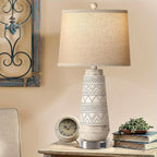 Set of 2 Farmhouse Table Lamps with Touch Control - House Of Avana
