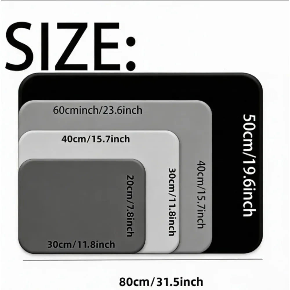 Dish Mat - Minimalist Colorful Rectangular