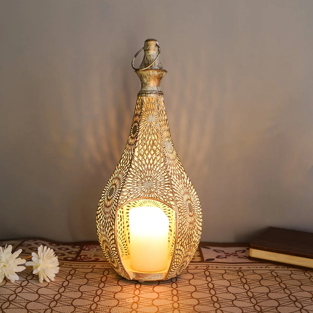 Lantern - Metal Morocco Candle Holder
