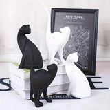 Modern Artistic Cat Statue Figurine | House of Avana