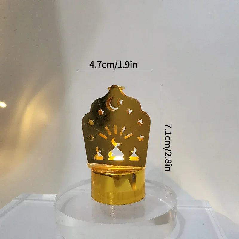 Ramadan Lamp - Star and Moon Ceramic Desk