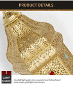 Table Lamp - Portable Iron Art Metal Long