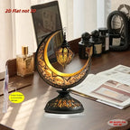 Lantern - Decorative Ceramic Crescent Moon Tabletop