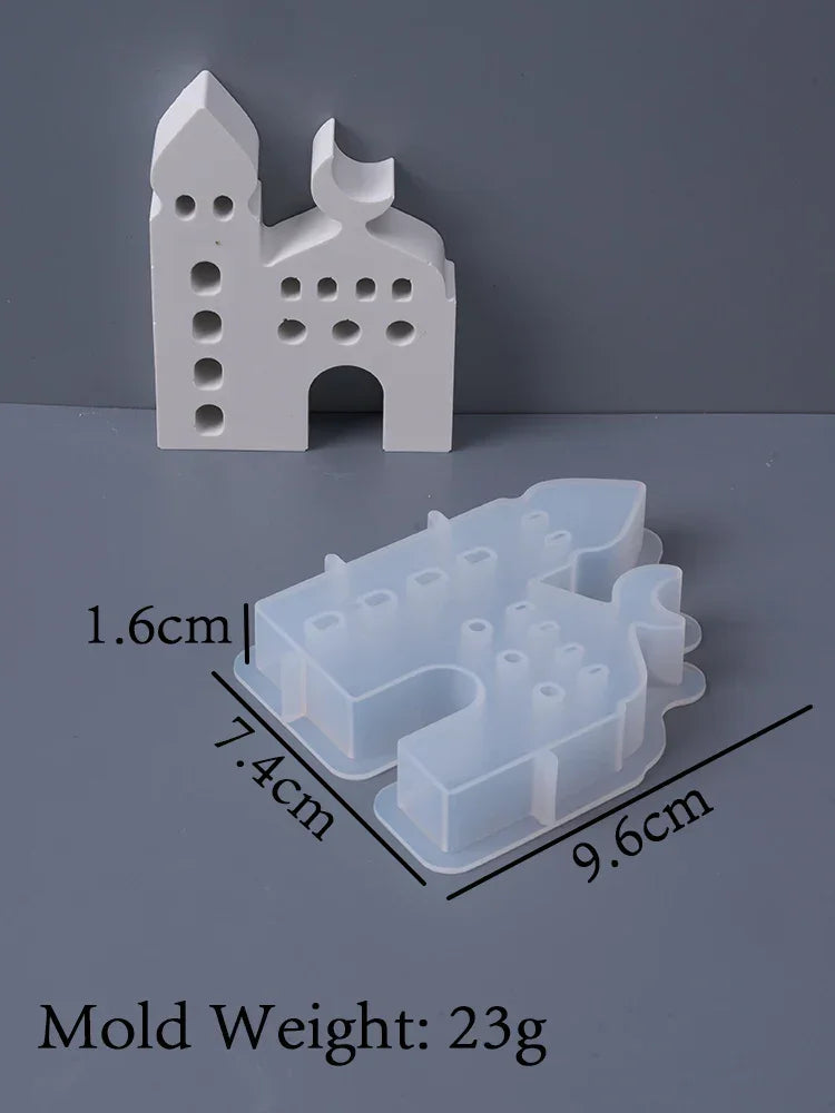 Ornament - Silicone Mosque Shape Hollow