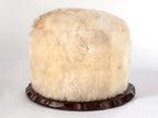 Sheepskin Swivel Pouf Seat Enrico Bartolini