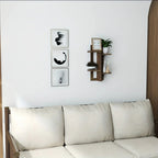Shelves - Floating Wood Brown, lifestyle image - House Of Avana [[SKU:HOA-DSH-402]]